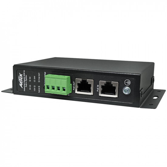 S69-220 Industrial Gigabit Dual Power PoE Splitter