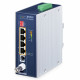 IVC-234GPT Industrial 4-Port 10/100/1000T 802.3bt PoE+ to VDSL2 Ethernet Extender